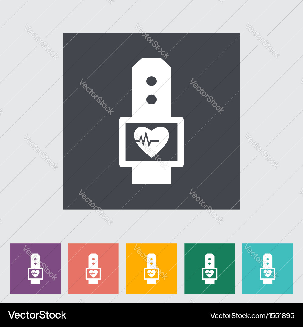 Pulsometer vector image