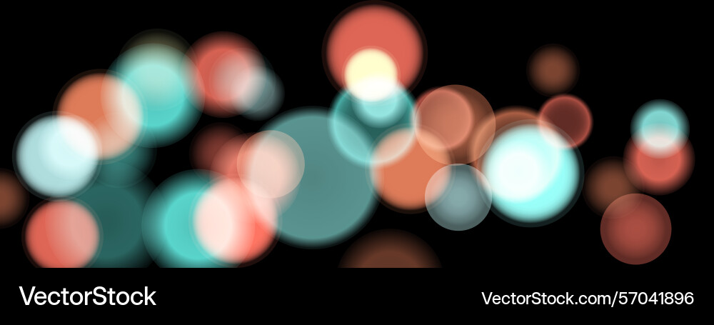 Abstract color shining bokeh isolated Abstract color shining bokeh isolated vector image