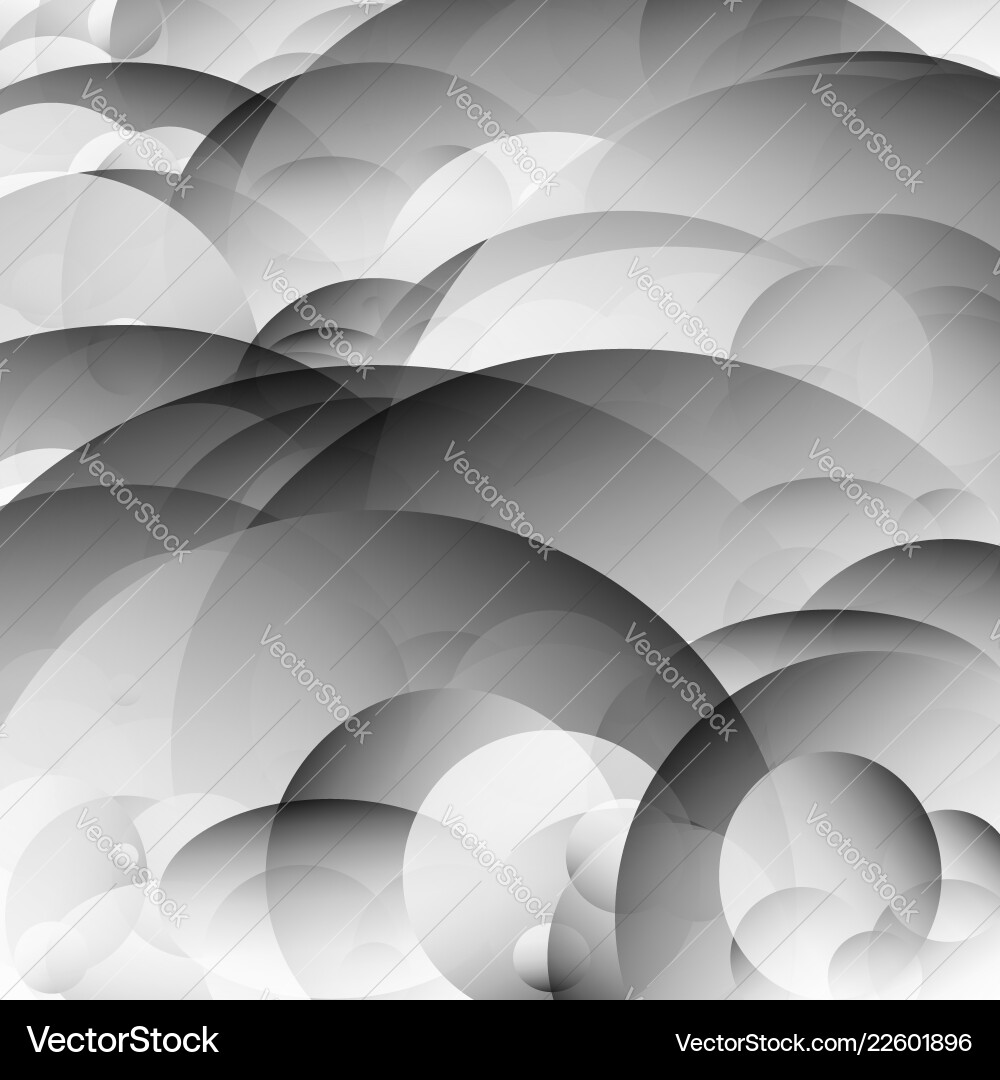 Abstract Overlapping Circles vector image