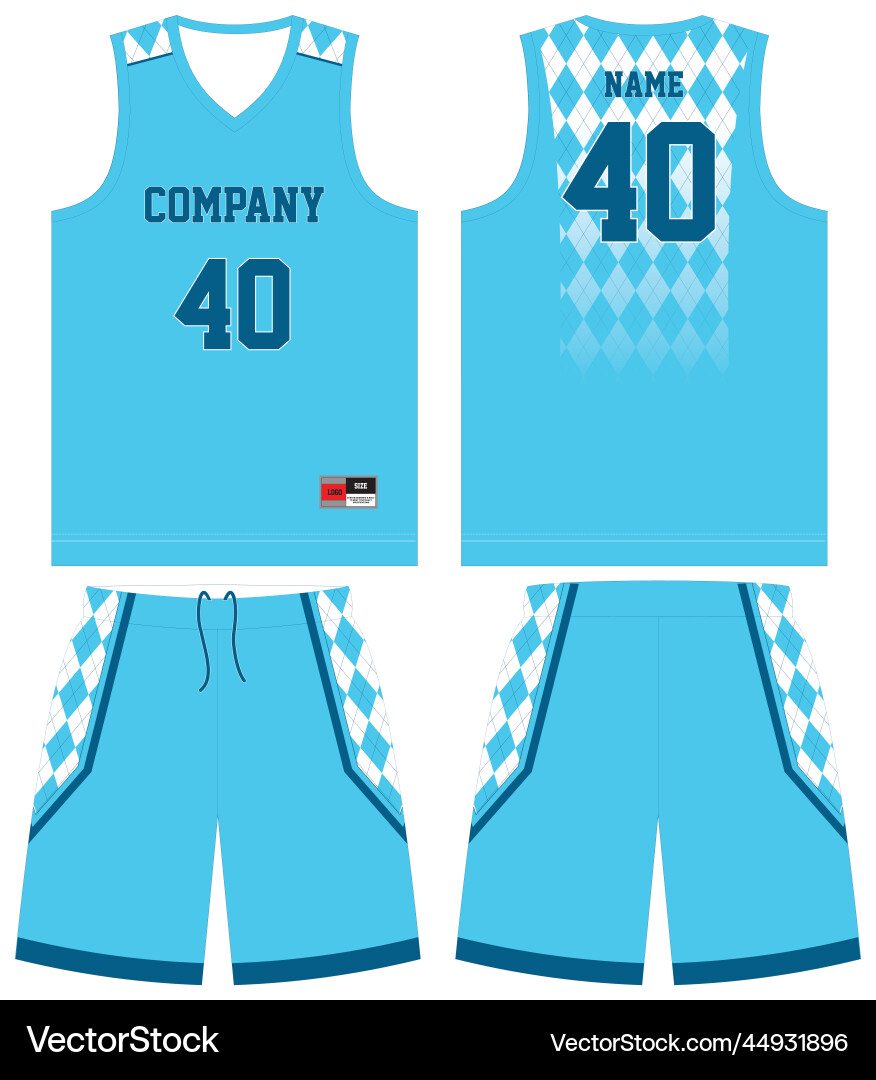 Basketball uniform custom design mock ups template – Royalty-Free Vector |  VectorStock, image size:876x1080
