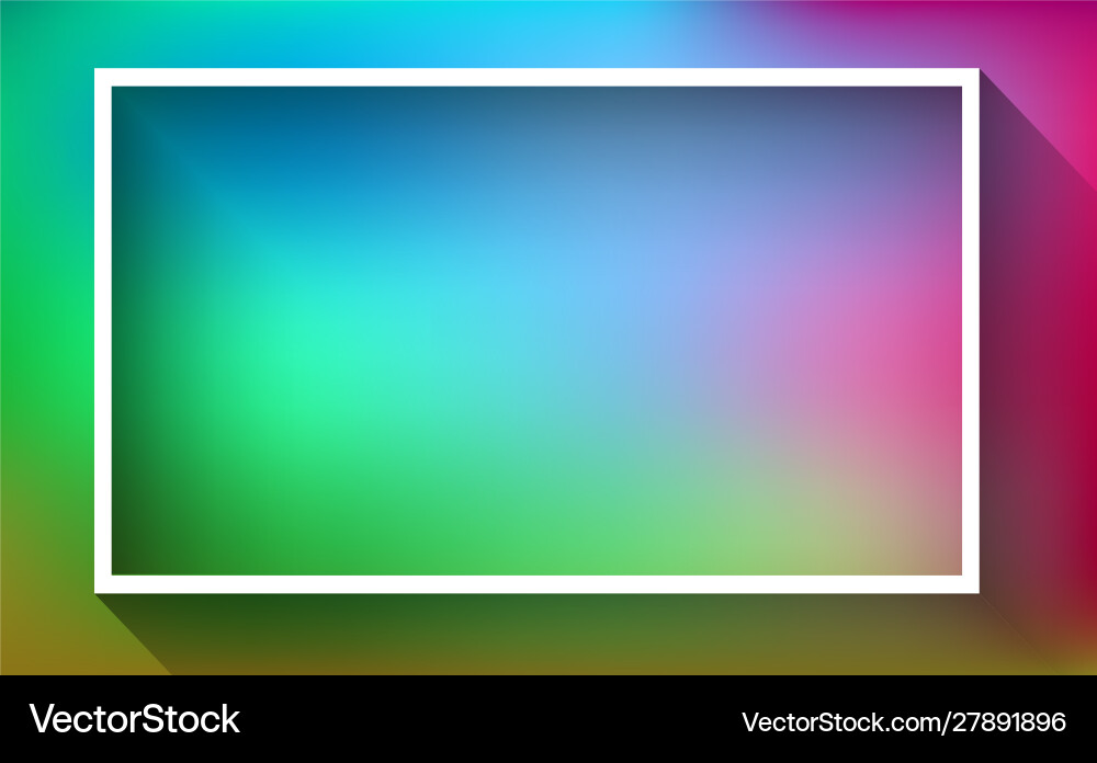 Border template with colorful background Vector Image