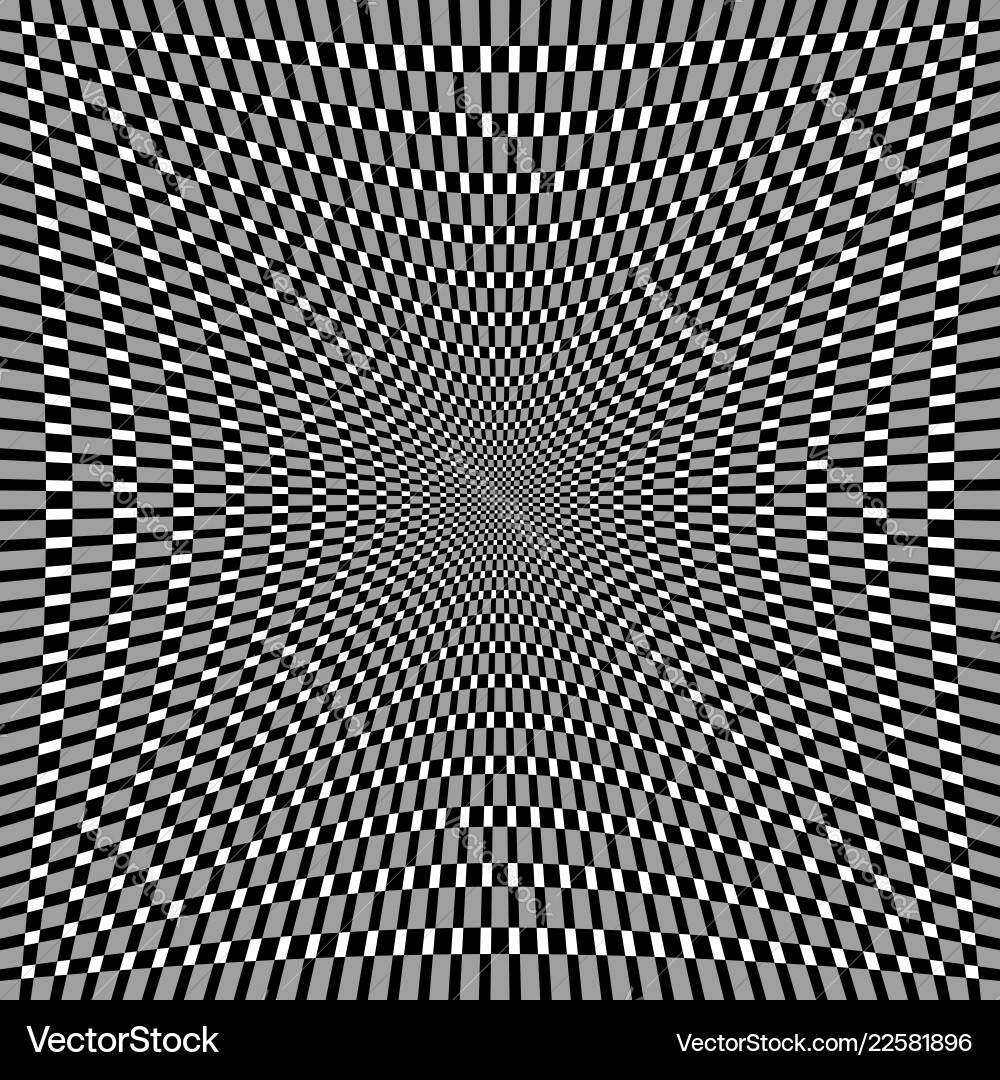 Grid mosaic of squares with different distortion Grid mosaic of squares with different distortion vector image