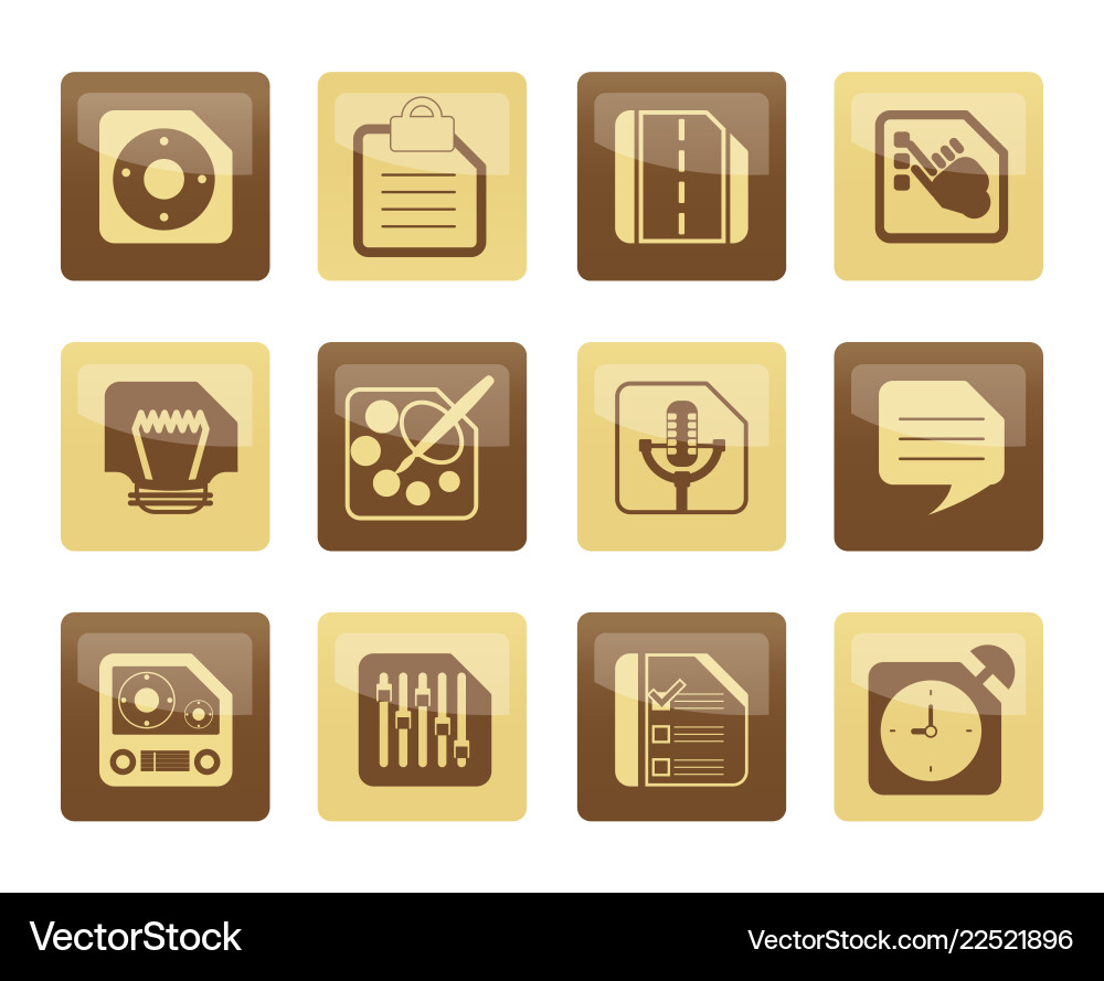 Mobile phone computer and internet icons Mobile phone computer and internet icons vector image