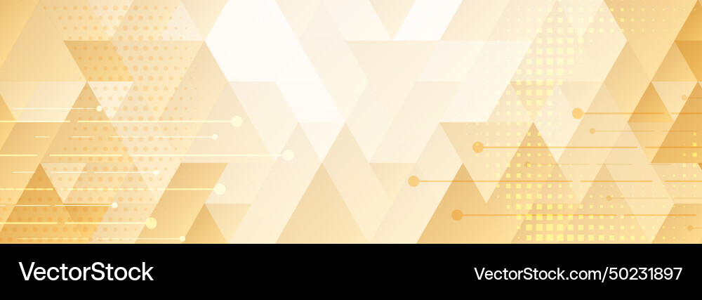 Abstract background of lines shapes and dots vector image