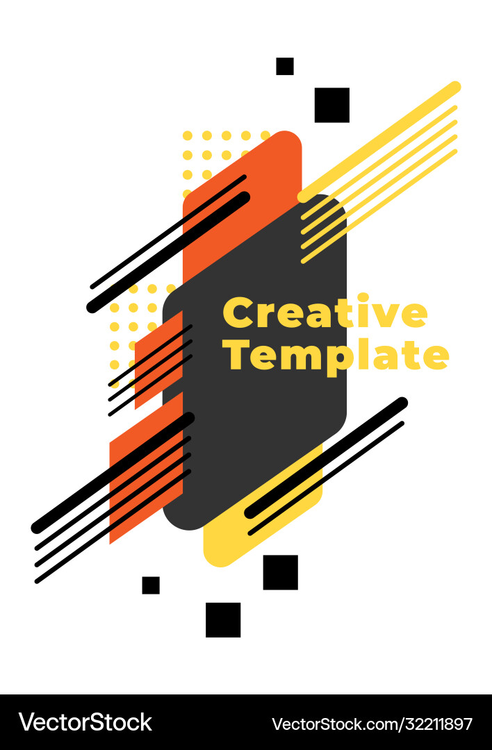 Geometric abstract arrow background with copy Vector Image