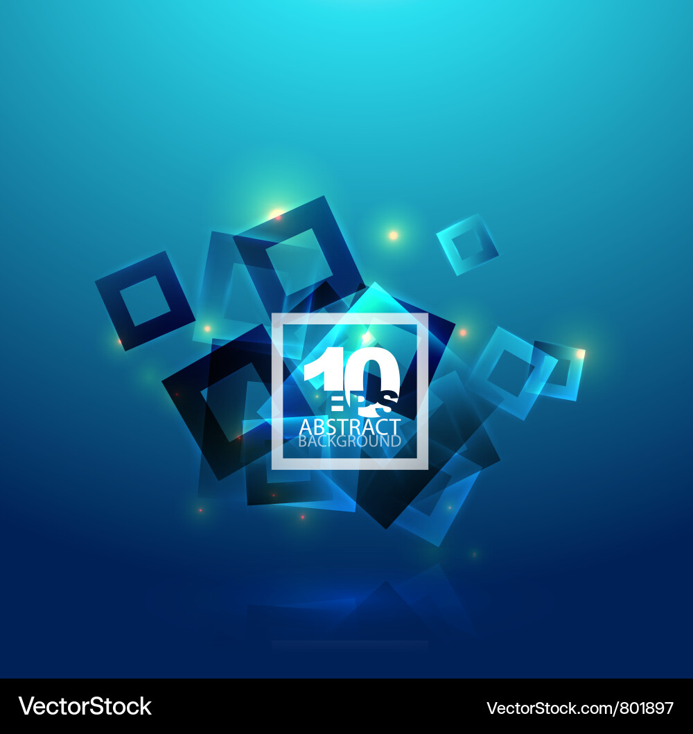 Geometric Square Background vector image