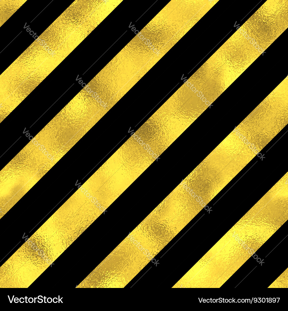 Golden Diagonal Stripes Pattern vector image