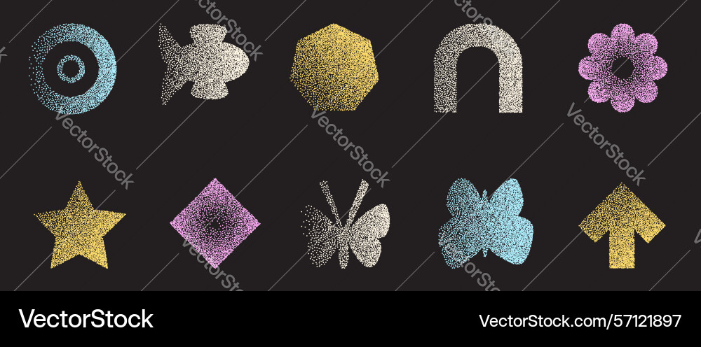 Grain colorful noise gradient various abstract Grain colorful noise gradient various abstract vector image