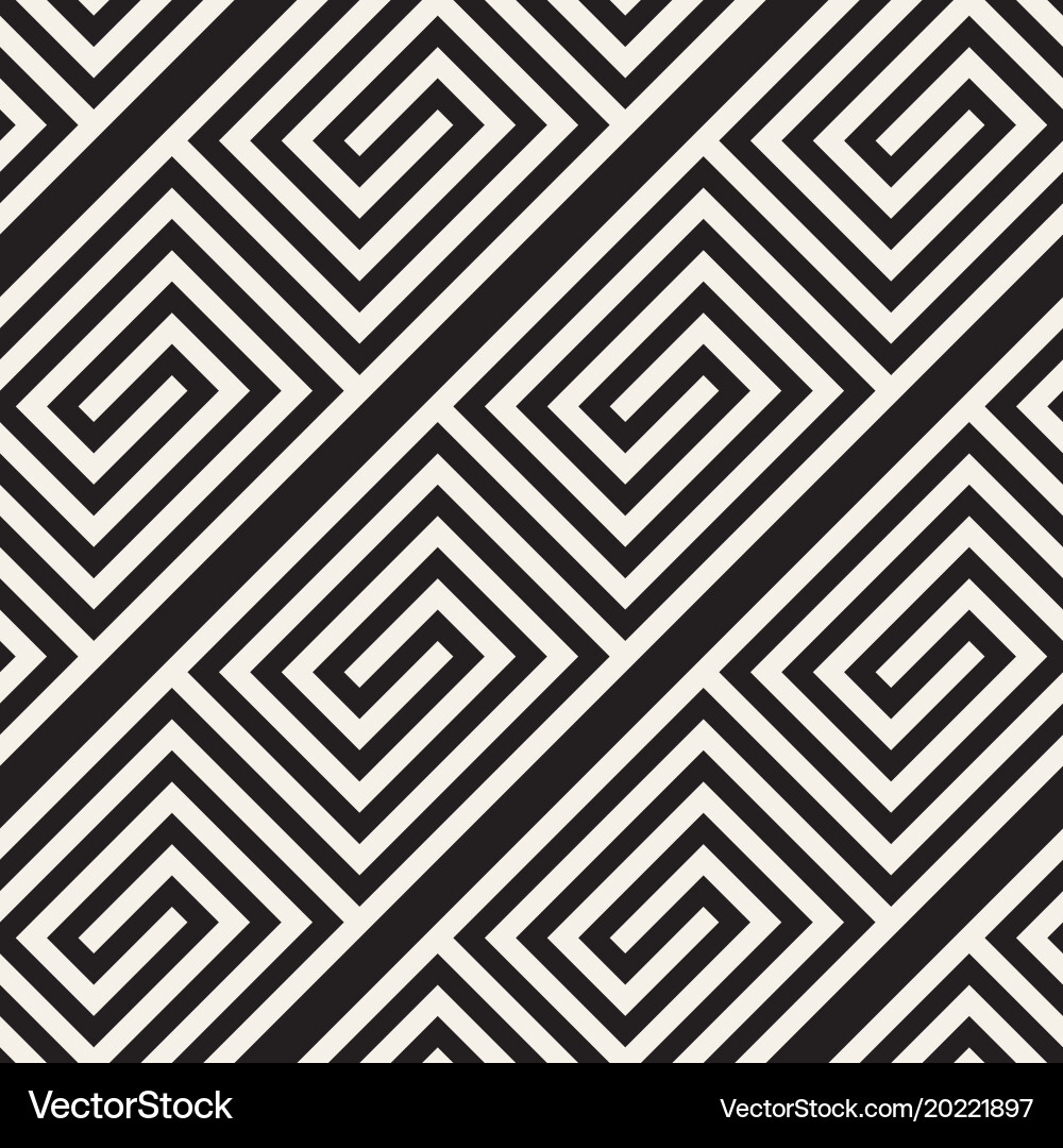 Modern Geometric Lattice Pattern vector image