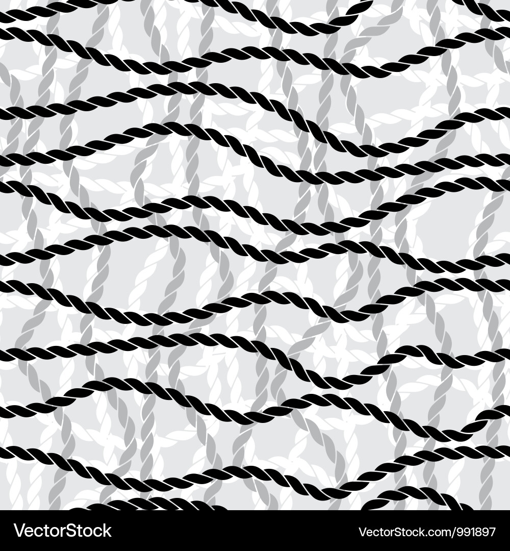 Netting ropes seamless pattern Vector Image