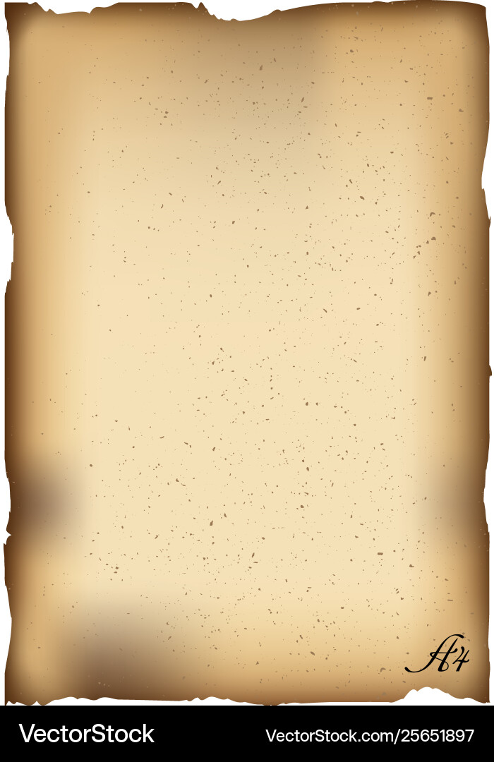Old paper background with place for text vector image
