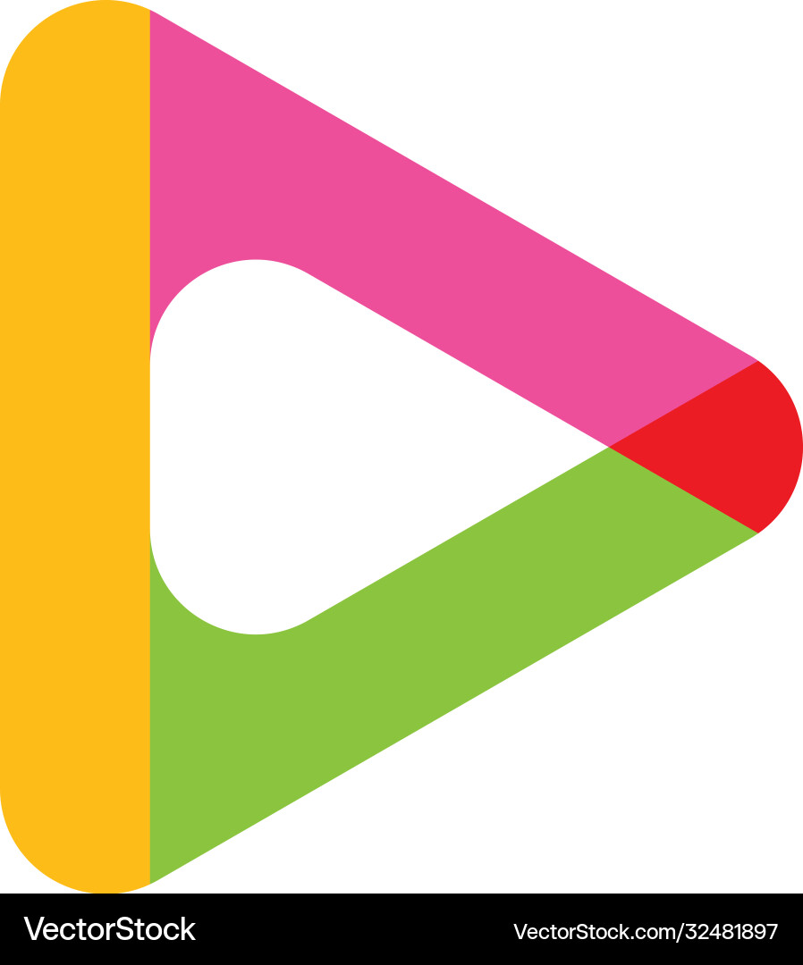 Play logo Play logo vector image