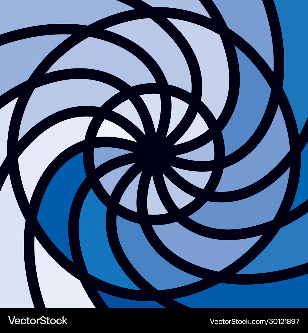 Round shapes swirl design template shell pattern Round shapes swirl design template shell pattern vector image