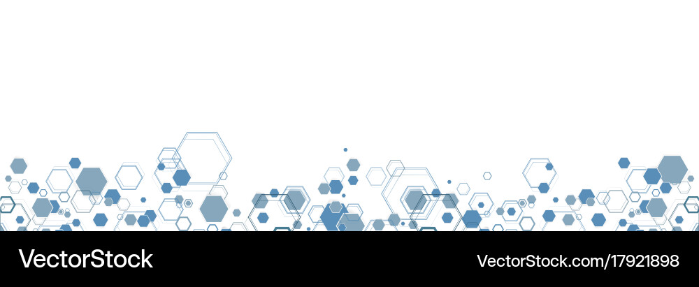 Abstract hexagonal structures Vector Image