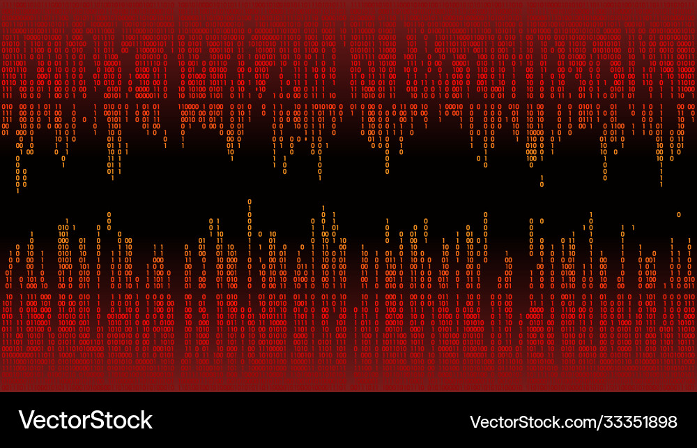 Abstract with digital lines binary code matrix Abstract with digital lines binary code matrix Vector Image