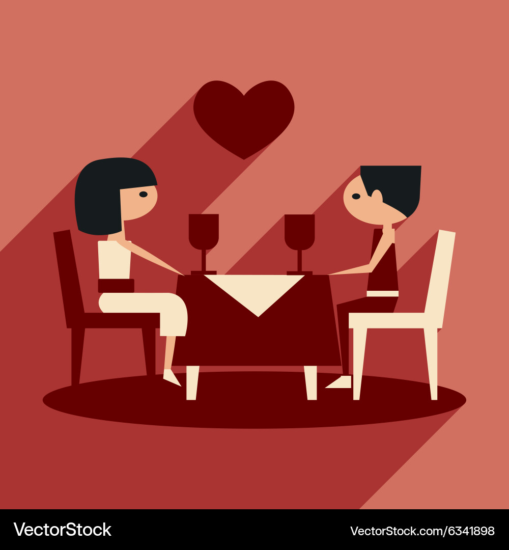 Flat with shadow icon and mobile application vector image