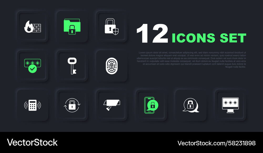 Password Security Monitor with Lock Vector Image
