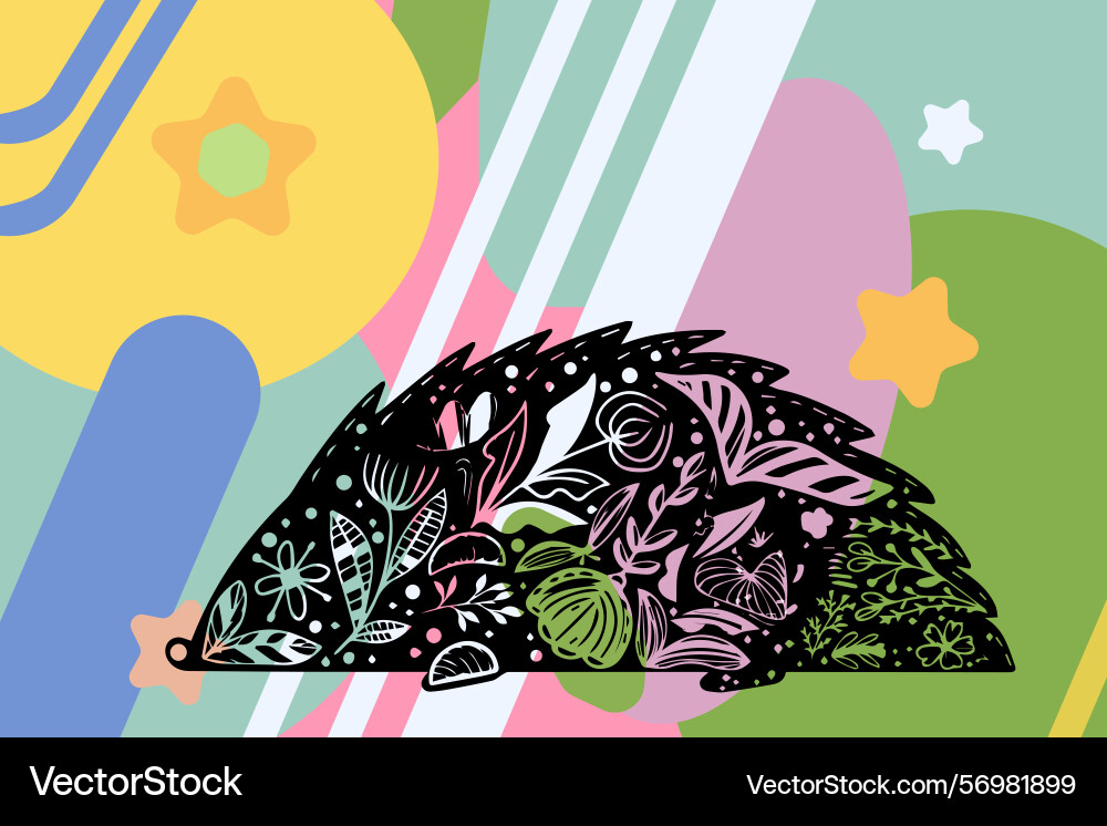 Abstract background conveying dynamic color Vector Image