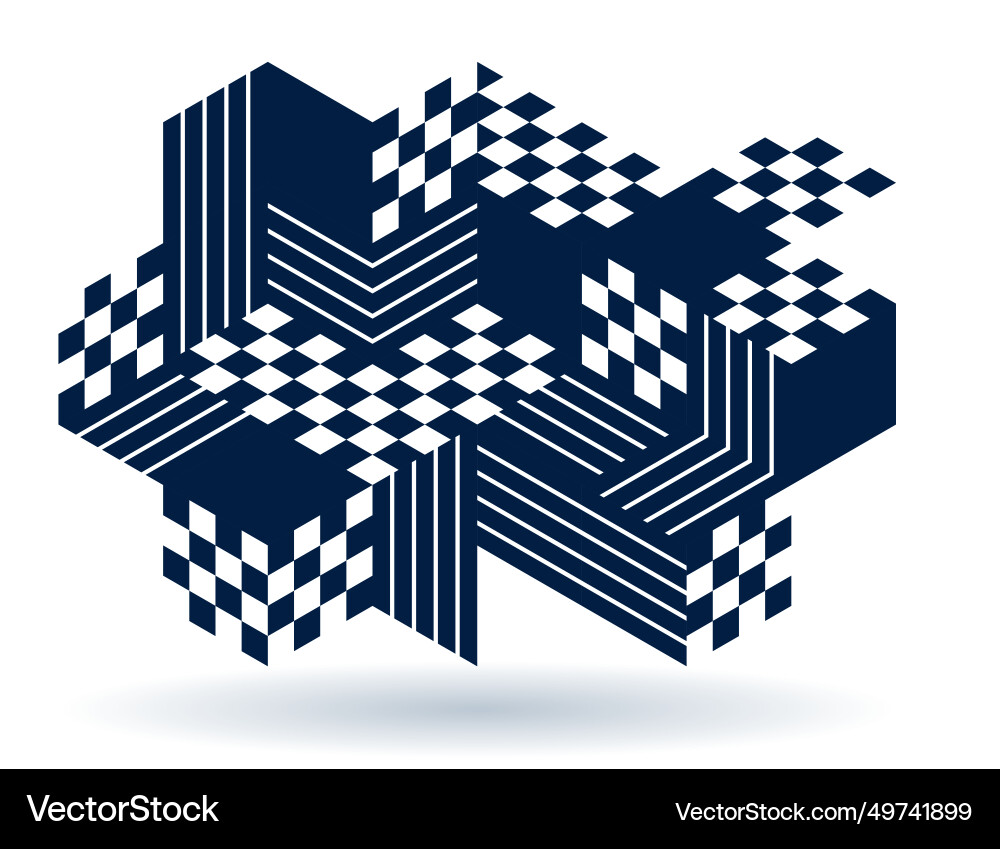 Abstract geometric background created with 3d Abstract geometric background created with 3d vector image
