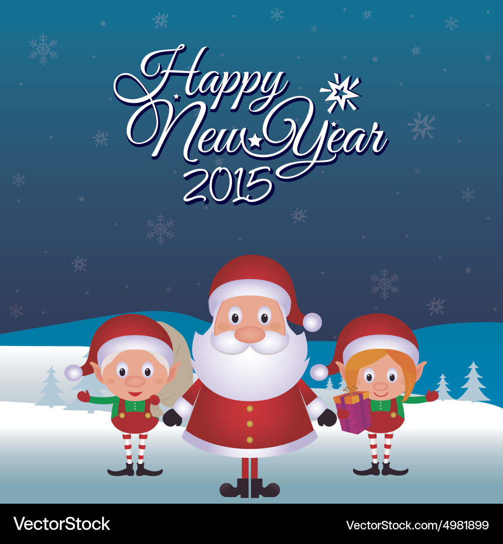 Abstract happy new year background with some vector image
