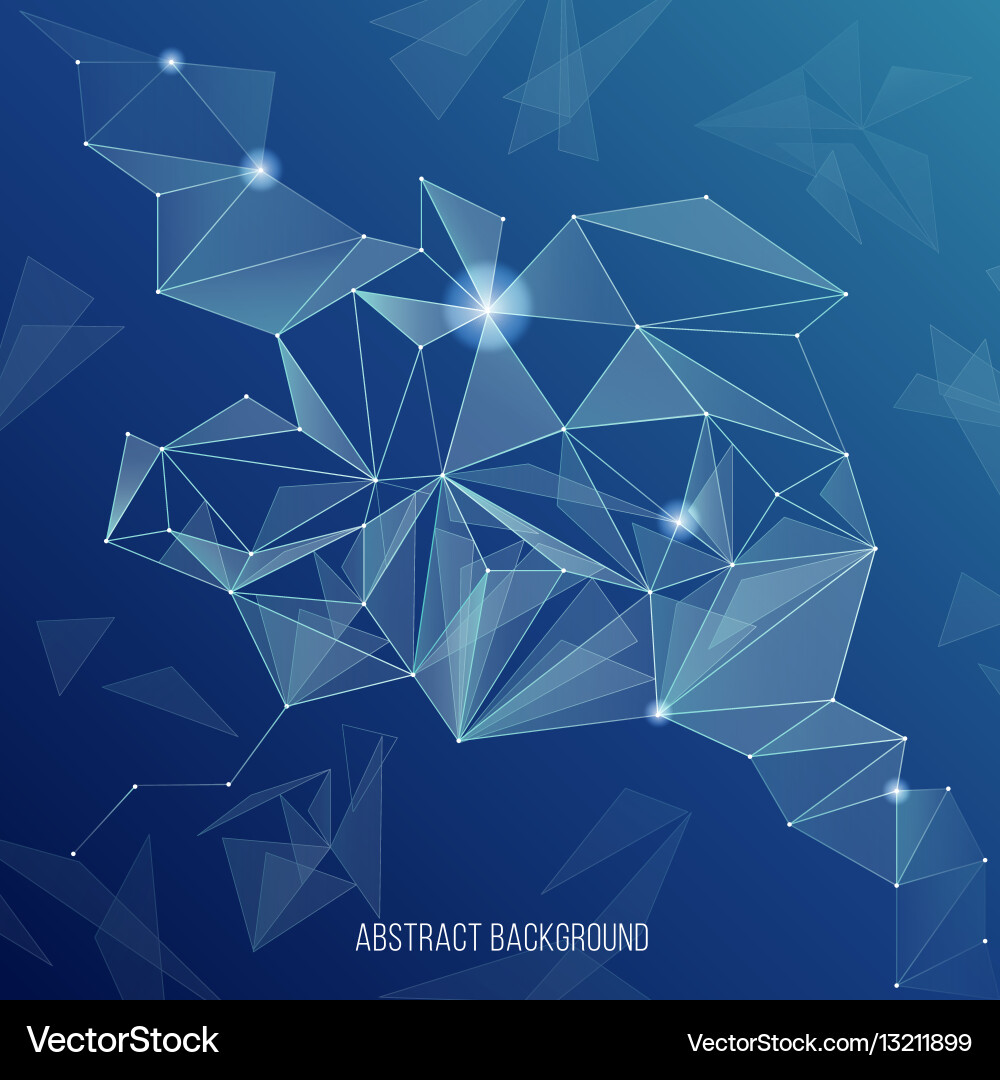 Abstract Network Connection vector image