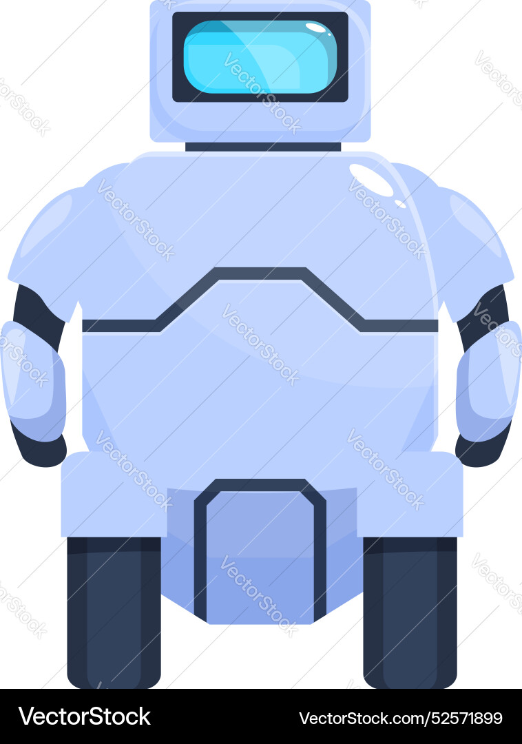 Autonomous wheeled robot exploring new Autonomous wheeled robot exploring new vector image