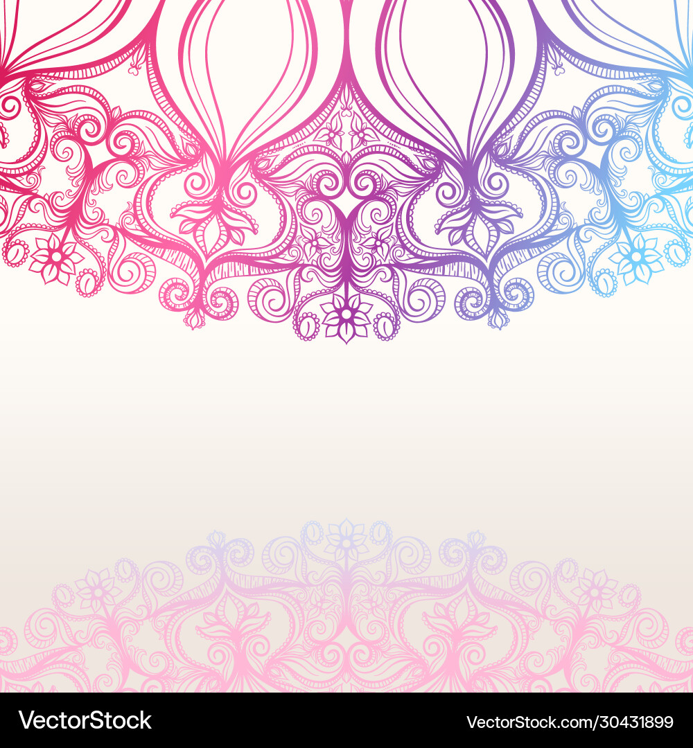 Background with round natural pattern vector image