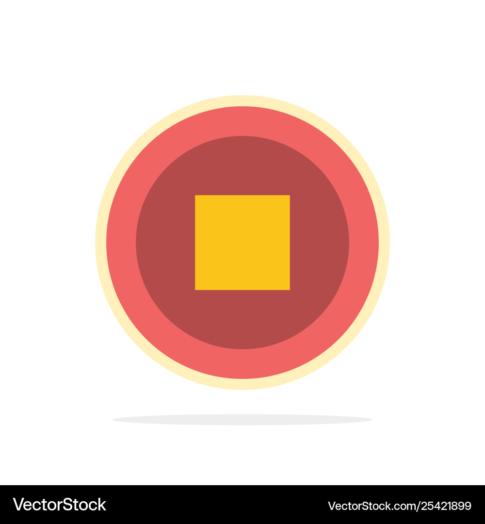 Basic interface user abstract circle background Basic interface user abstract circle background vector image