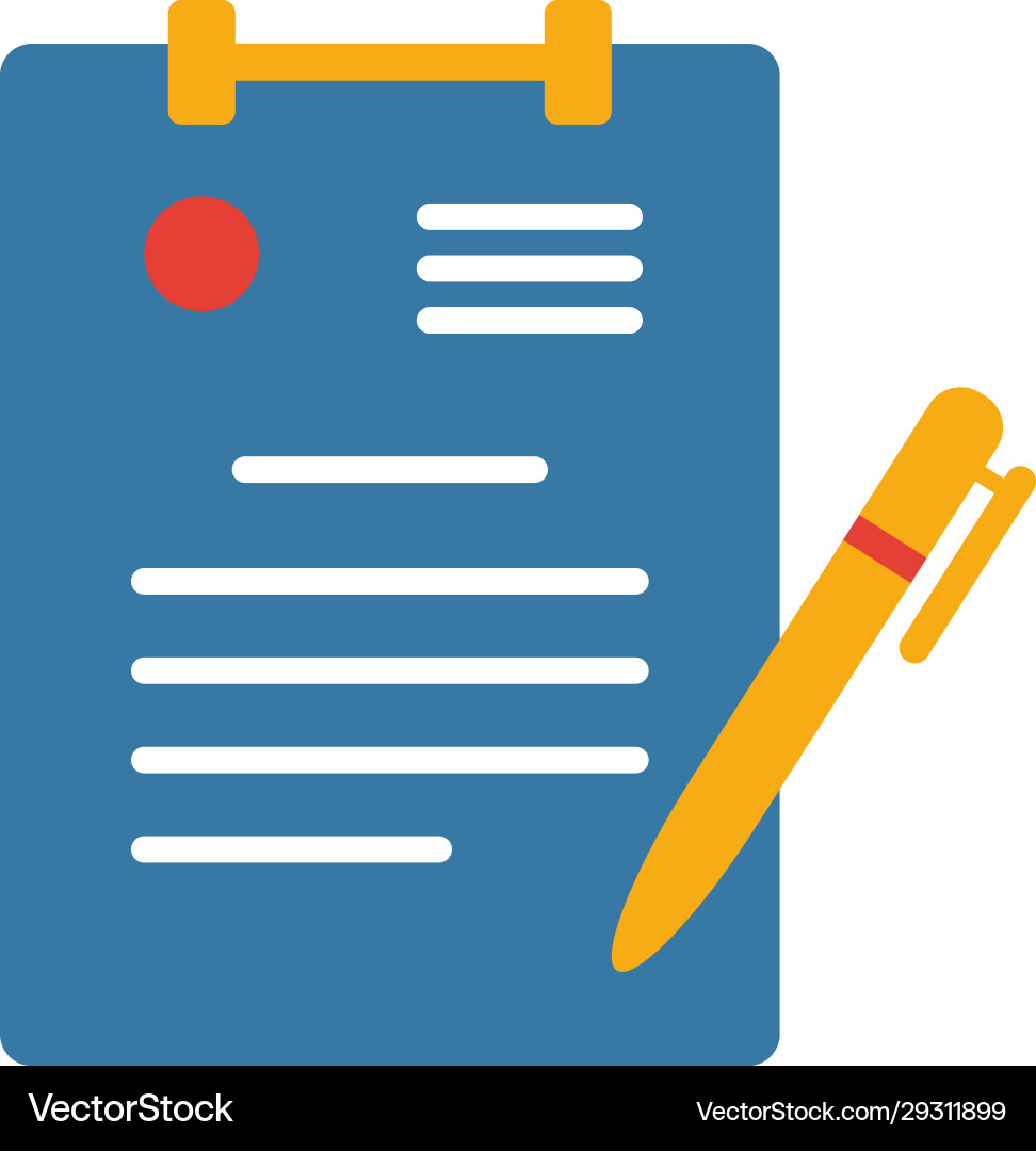Contract icon simple element from human resources Vector Image