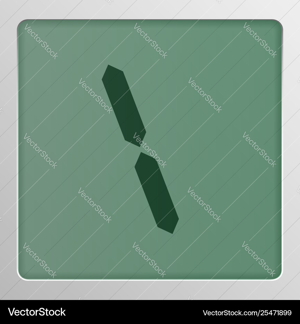 Digital character set typeface on a screen Vector Image