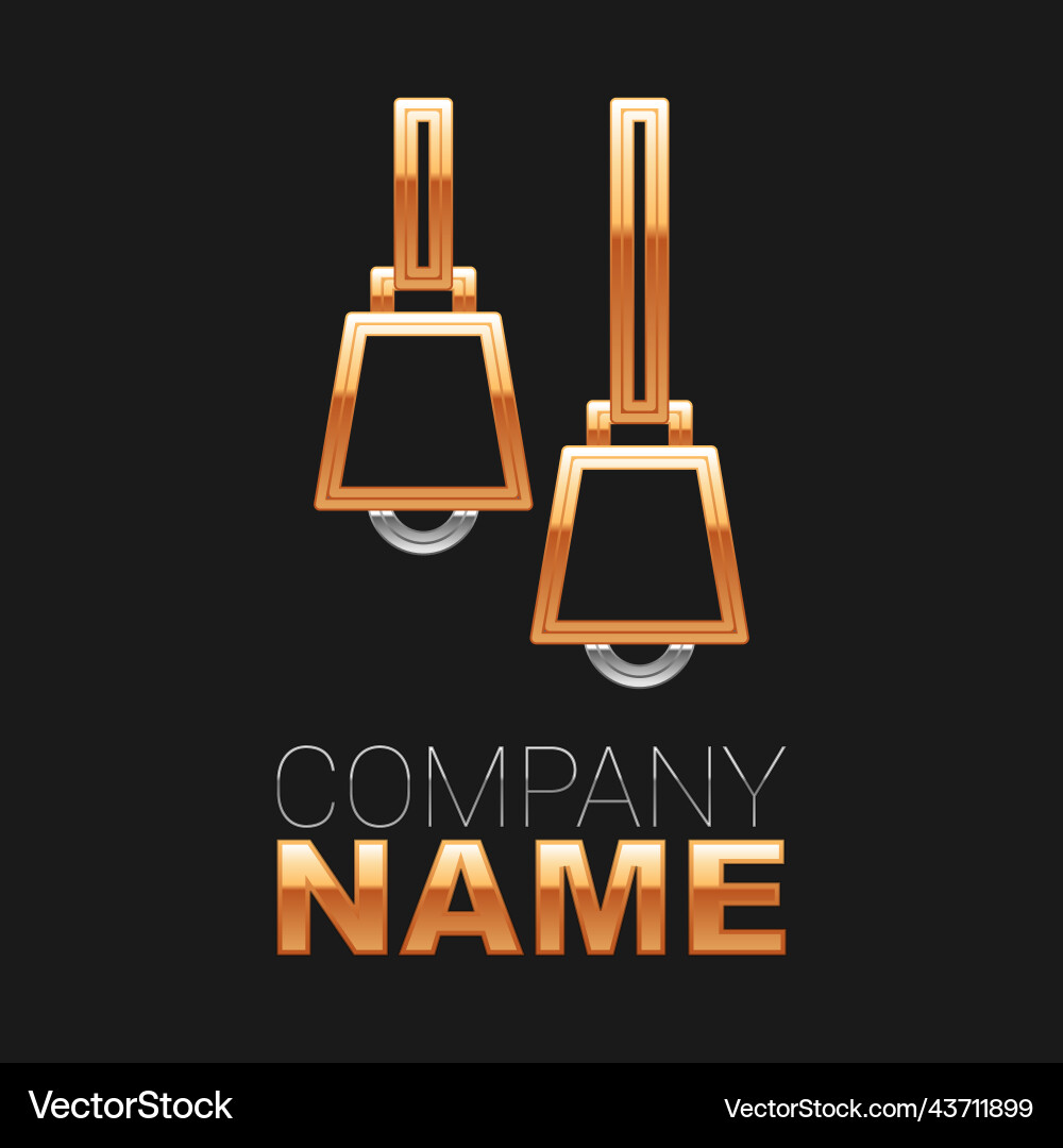 Line library bookshelf icon isolated on black Vector Image