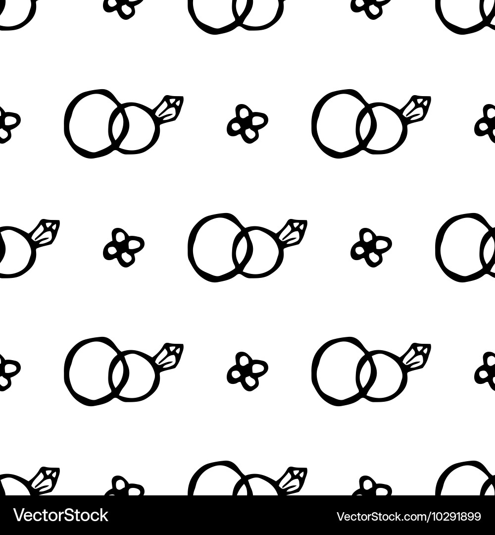Seamless pattern design element vector image