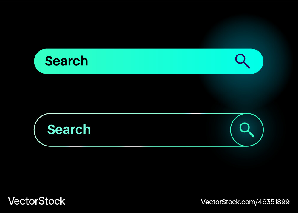 Search Input Control vector image