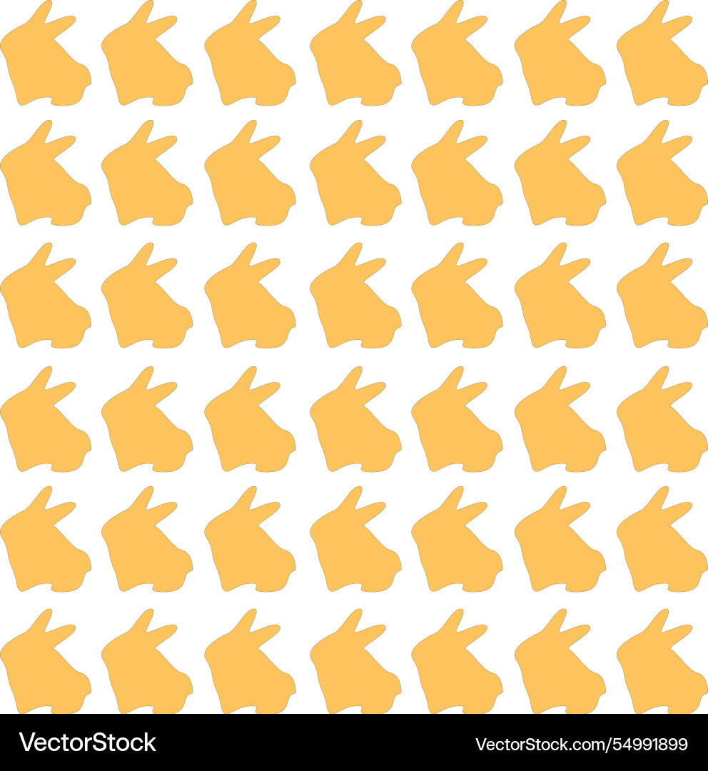 Spring bunnies design pattern texture vector image