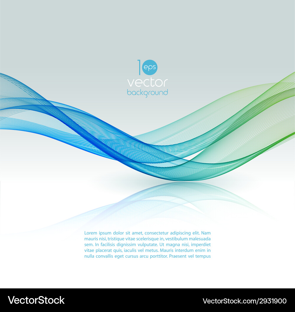 Abstract color template background vector image