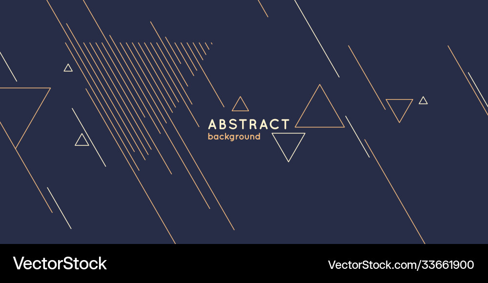 Abstract geometric background with triangles Vector Image