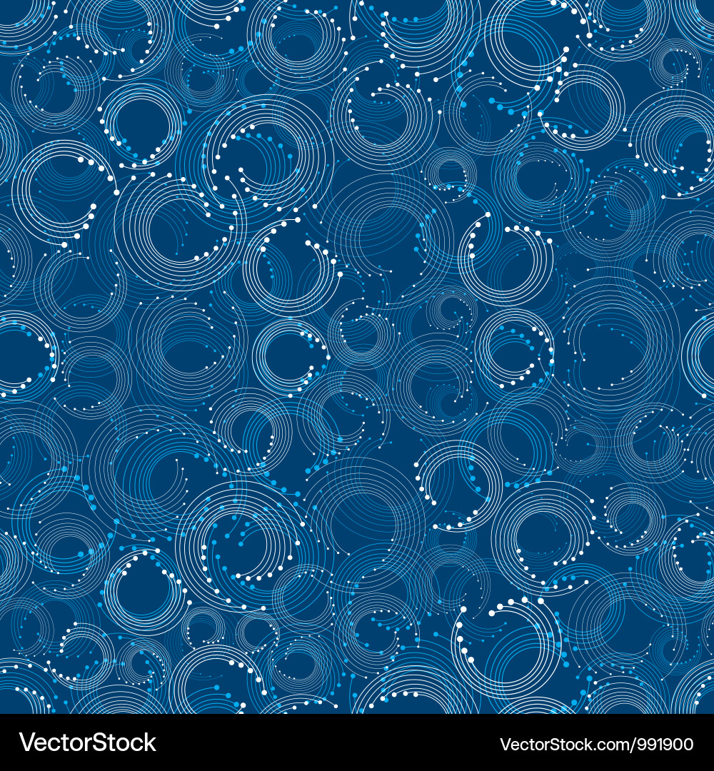 Circle lines seamless pattern Vector Image