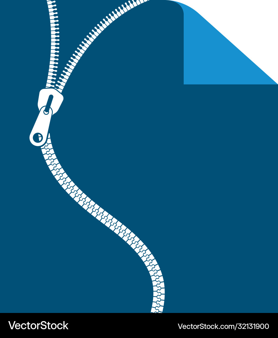 Document zip file icon design Vector Image
