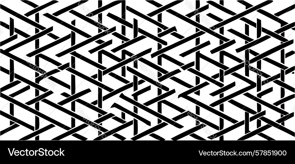 Interlocking geometric grid pattern for abstract vector image