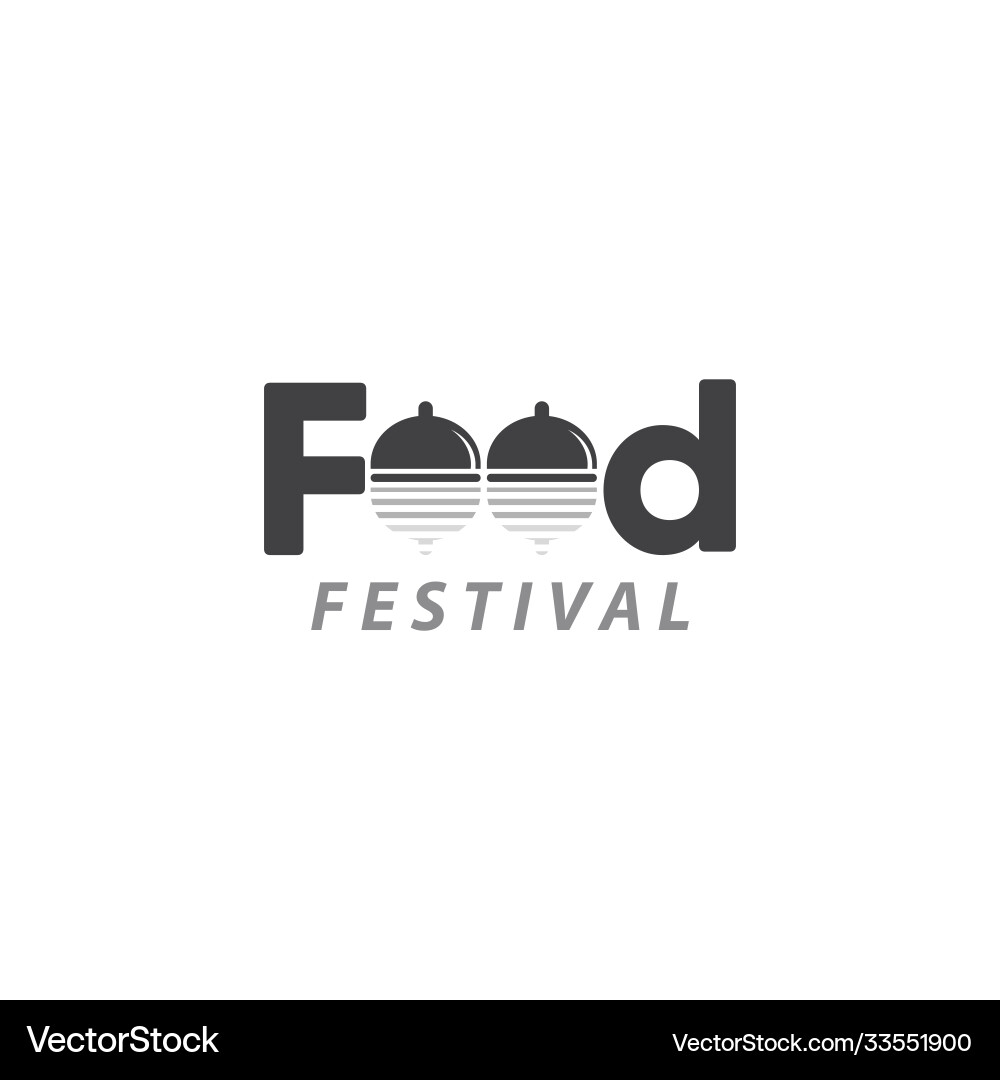 Logo-Template Design des Festivals Logo-Template Design des Festivals vektorbild