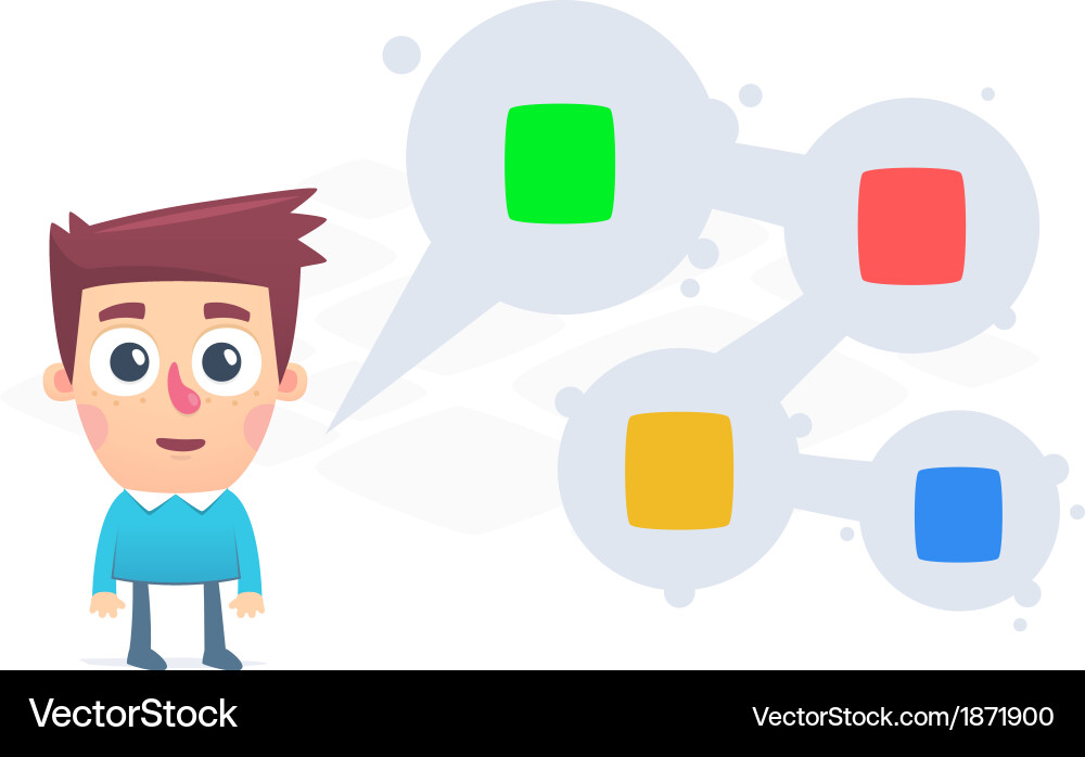 Problem Solving Communication vector image