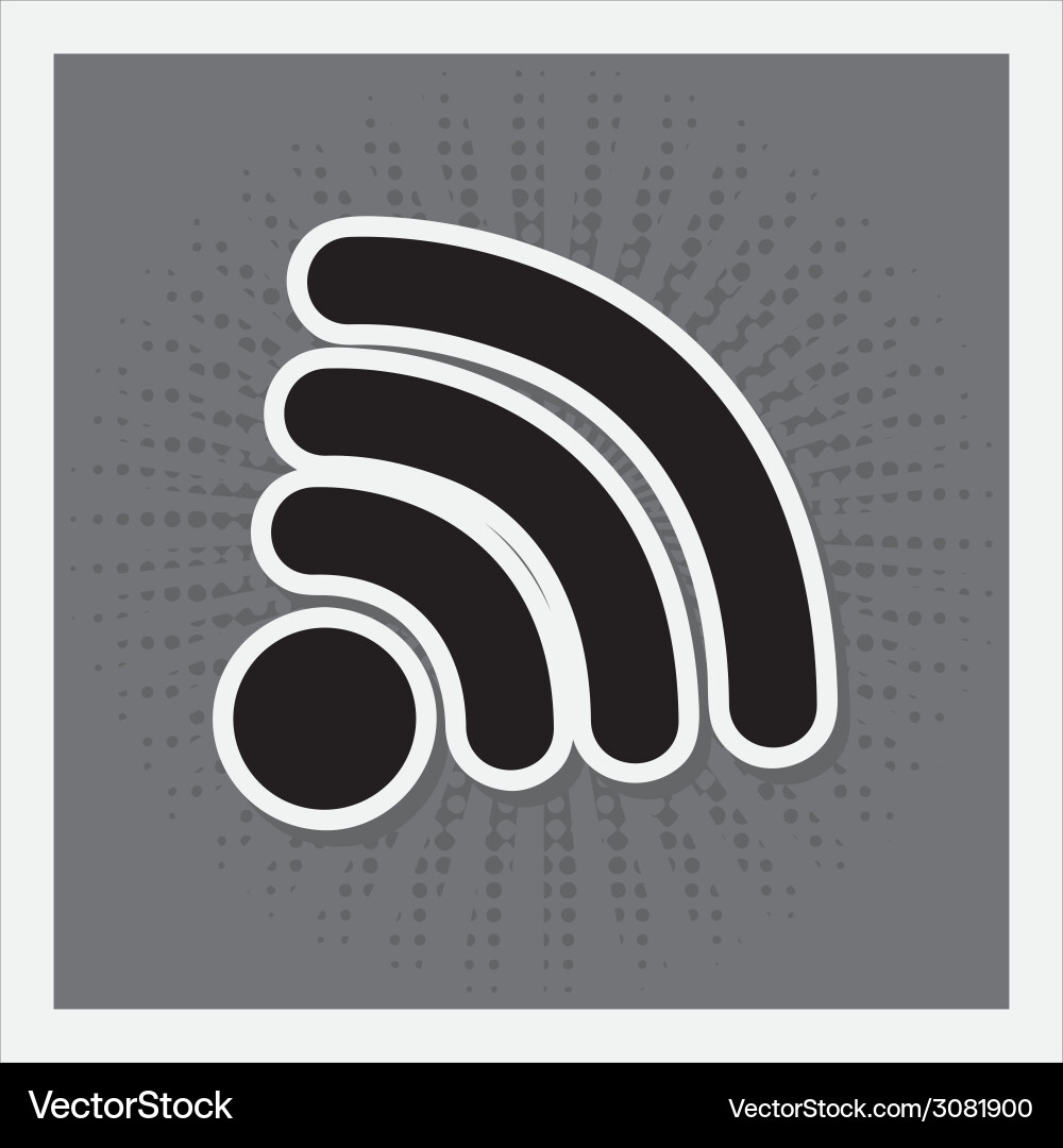 Wifi design vector image