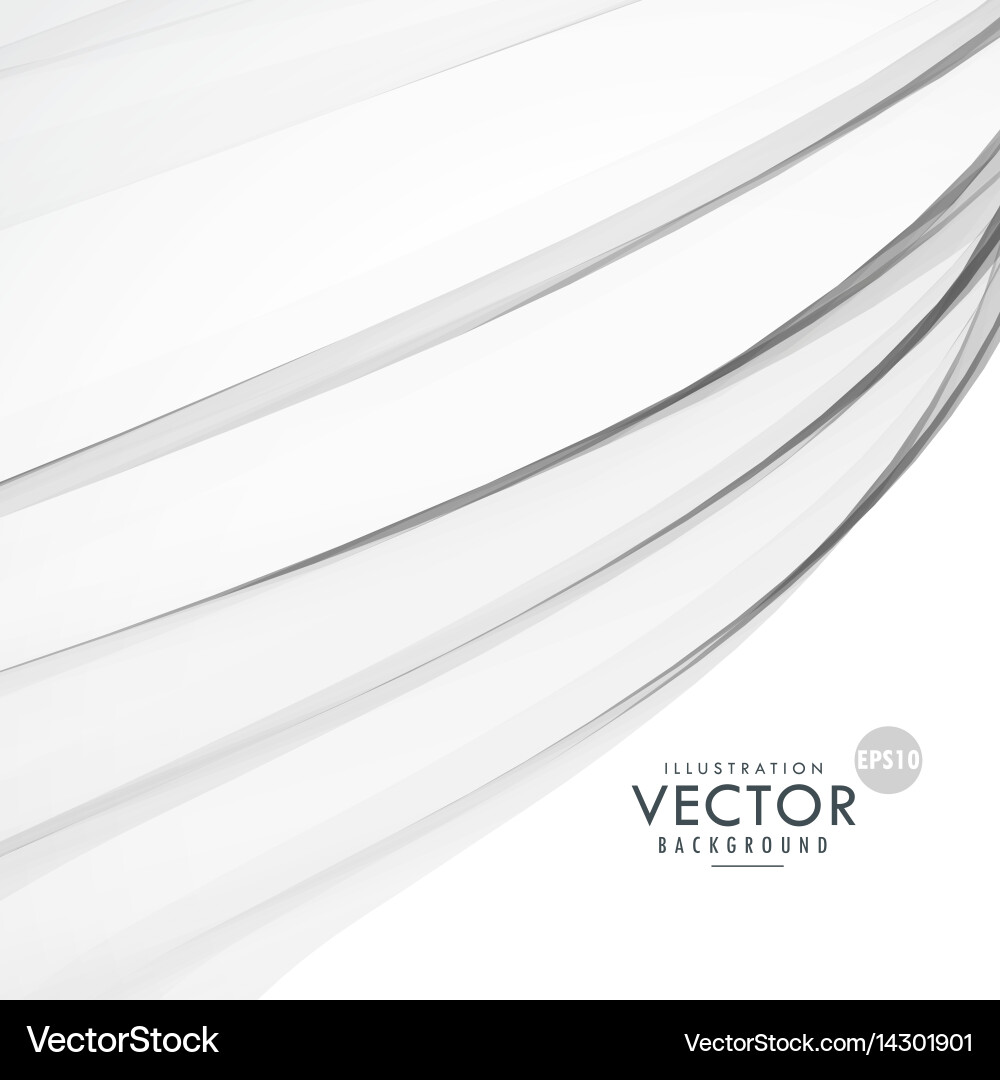 Abstract background with elegant flowing wave vector image
