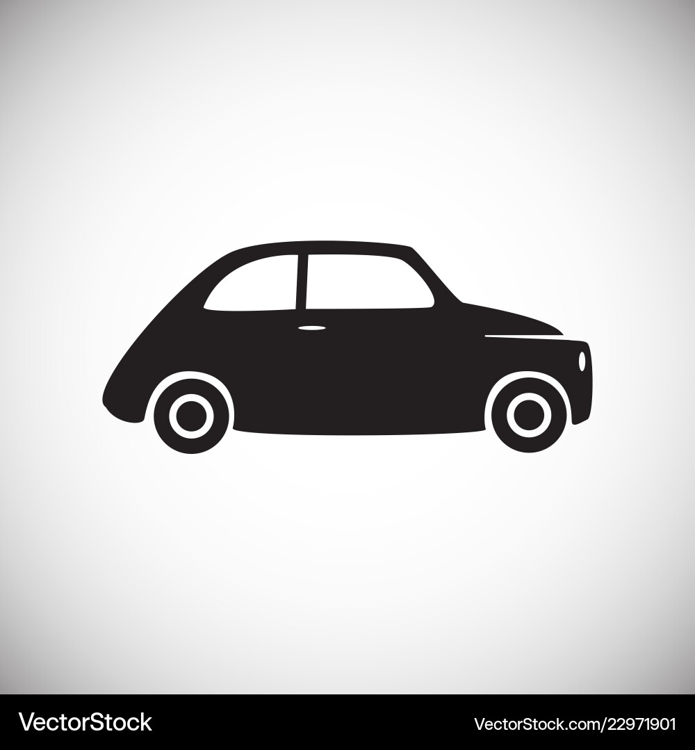 Auto-Symbol auf weißem Hintergrund für Grafik und Web Auto-Symbol auf weißem Hintergrund für Grafik und Web vektorbild