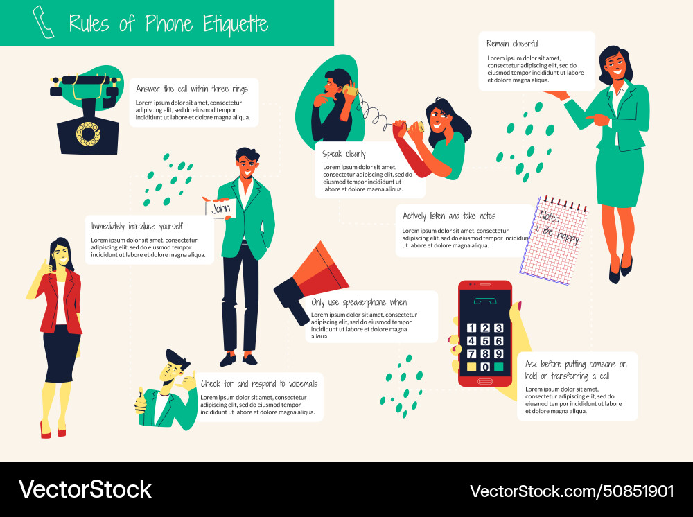 Who Called Me From This Phone Number 425-432-6414 Call me phone flat infographic Royalty Free Vector Image