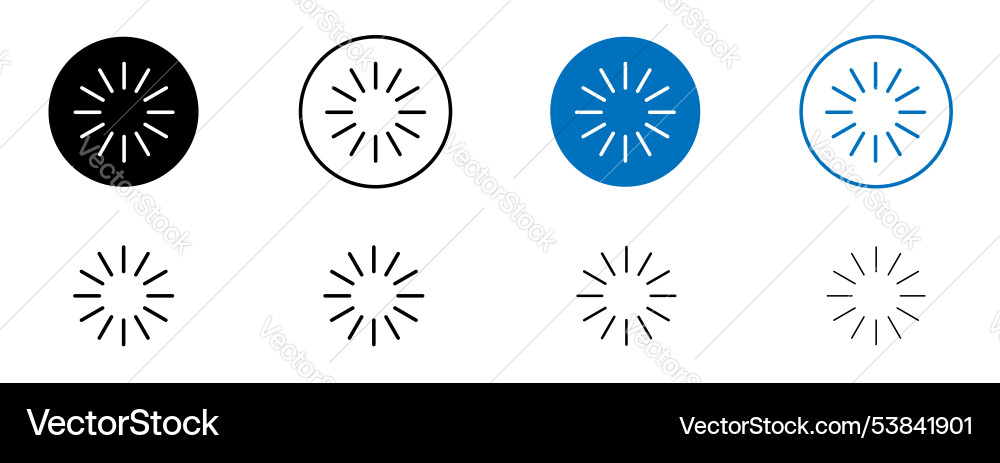 Loading icon set Loading icon set vector image