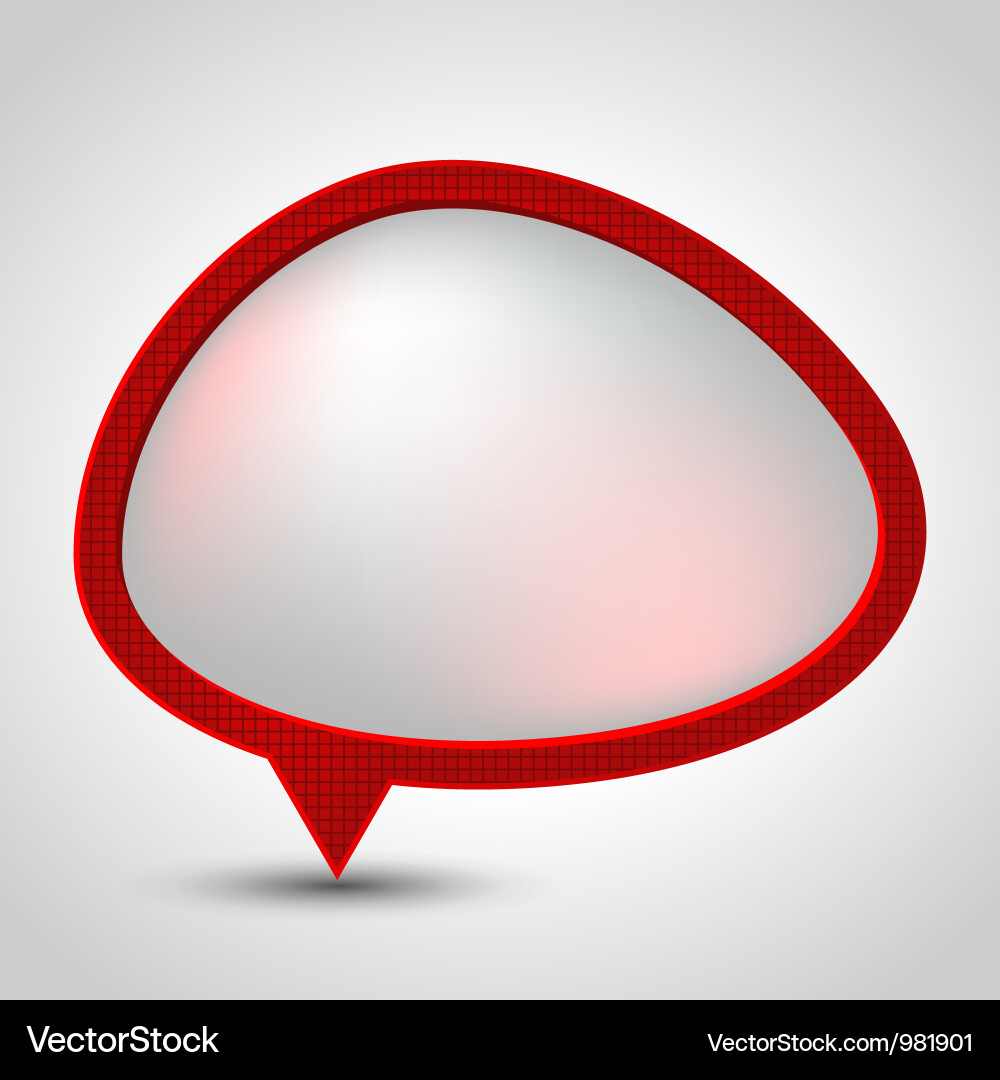 Modern speech bubble background Vector Image