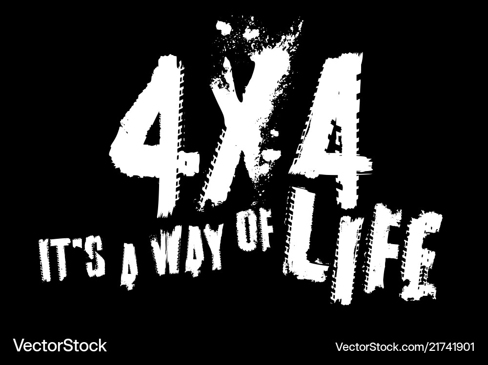 Off road quote poster Off road quote poster vector image