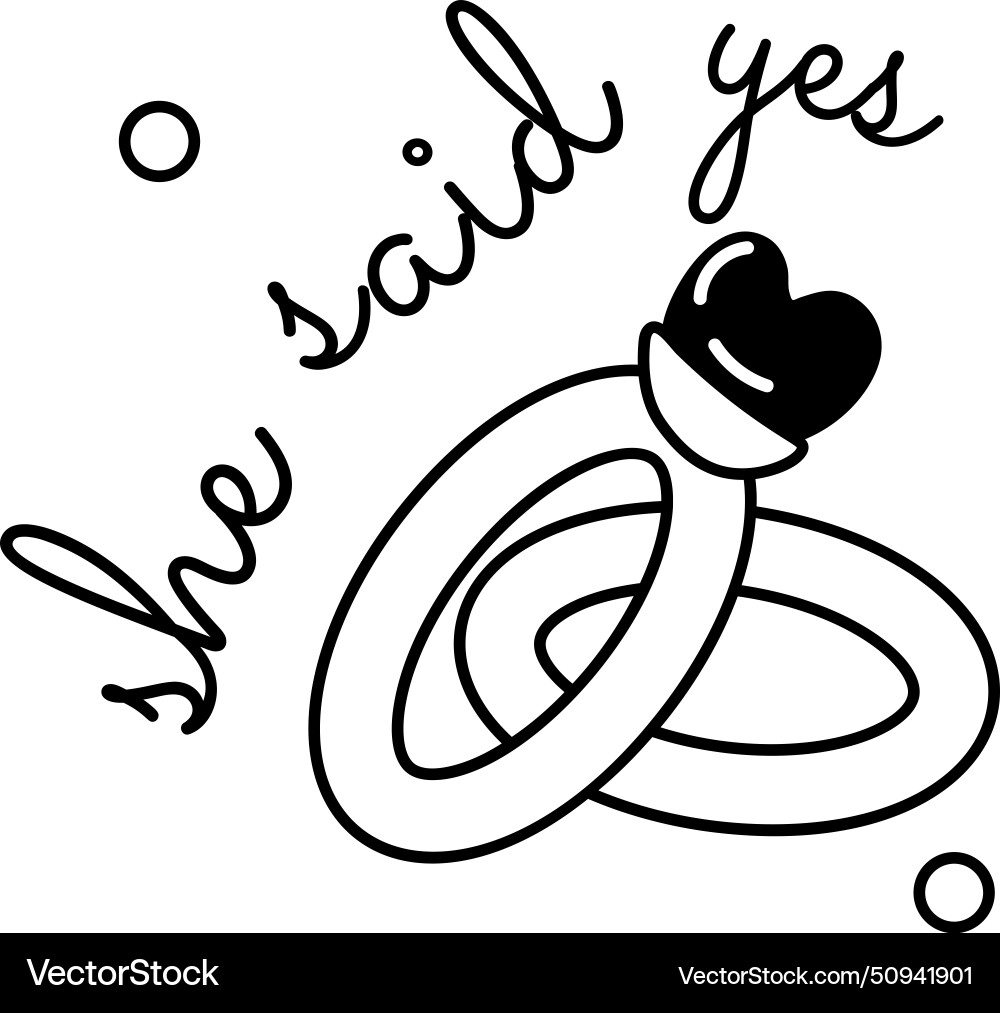 Said Vector Said yes Royalty Free Vector Image - VectorStock
