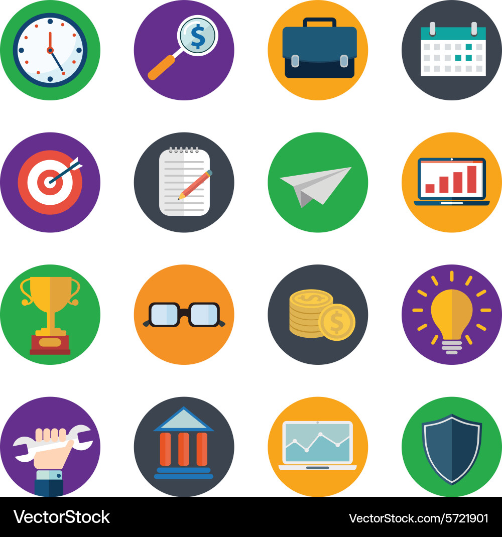 Web design objects delivery business office Vector Image
